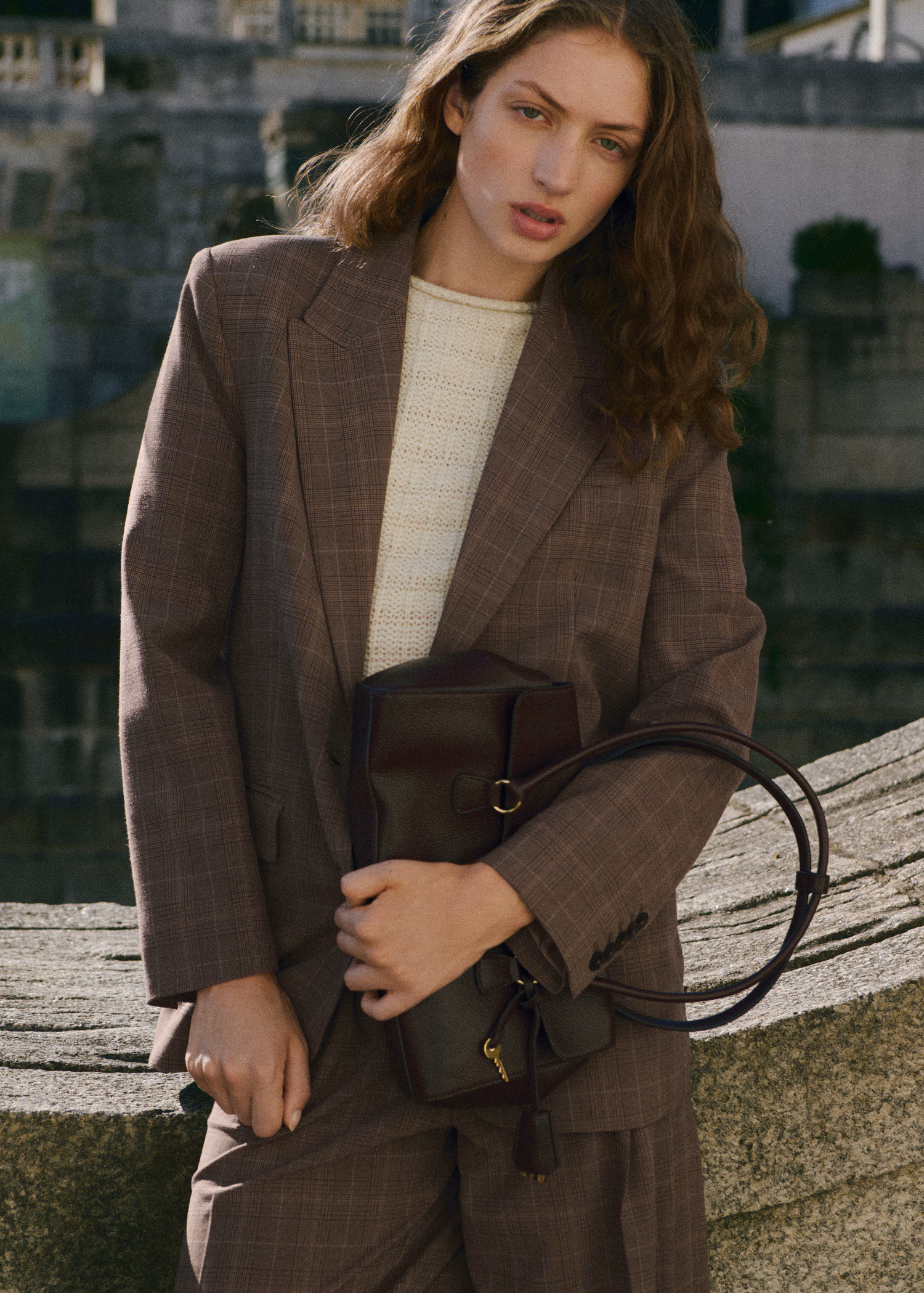 Blazer Strutturato Check